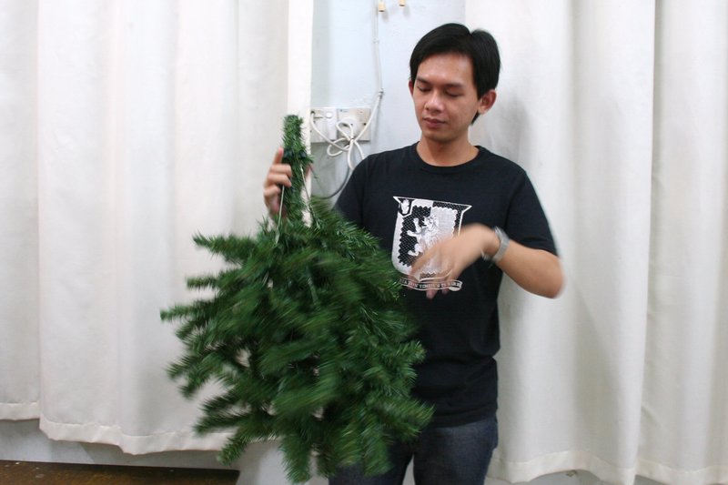 收拾圣诞树